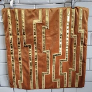 ALERFA 17in X 17in Home Decor Soft Velour Throw Pillow Cover Sham  Zip Closure O